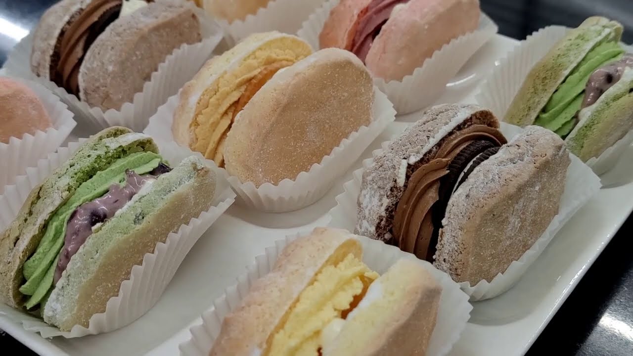 Dacquoise,клубничный пирог,лимонный пирог-тайваньская уличная еда