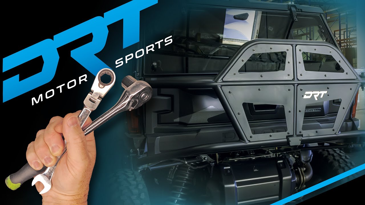 Инструкция по установке внешнего держателя запасного колеса DRT Motorsports для Polaris XPEDITION...