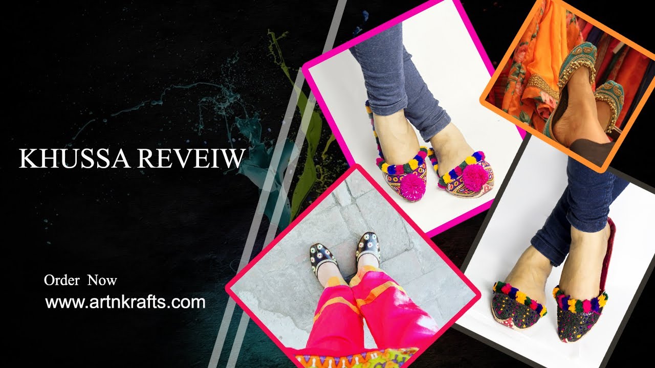 Khussa Review Video By Blogger | Khussa Fashion | Art N Krafts