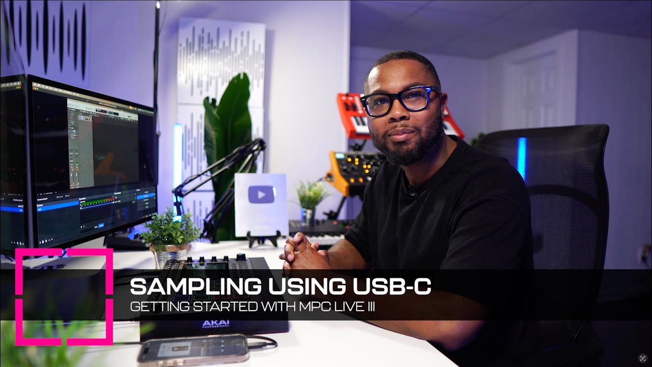 Начало работы с MPC Live III | Сэмплирование через USB-C