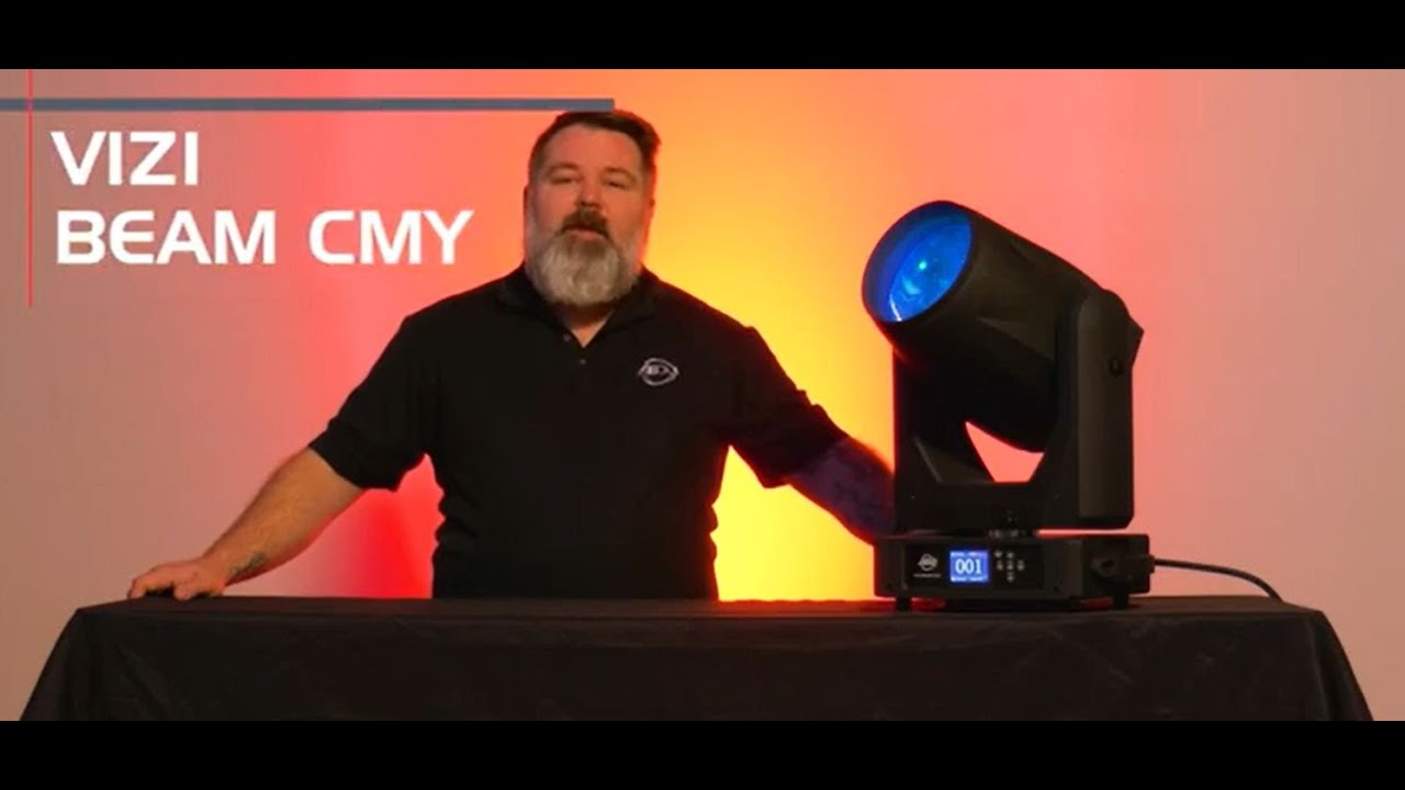 ADJ Lighting Vizi Beam CMY Features Video
