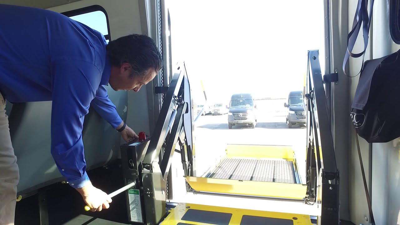 HOW TO: Operate My Wheelchair Lift Manually by Davey Coach Sales, Inc.