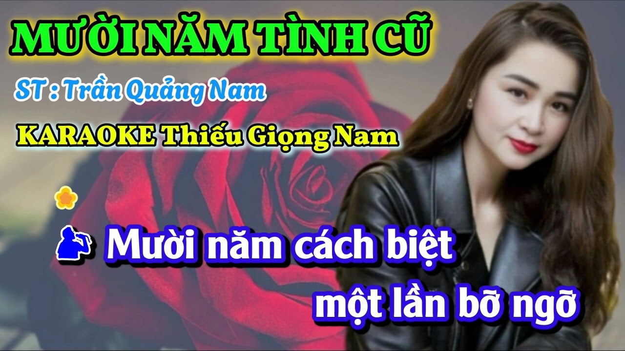 🔥 Mười Năm Tình Cũ _ Karaoke thiếu giọng nam _ Song ca cùng Sầu Riêng _ Beat Thái Tài