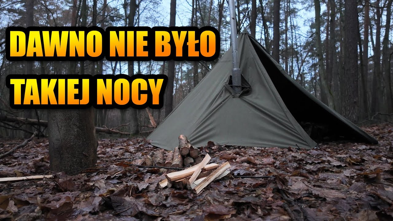 Jak przetrwać zimną noc w lesie? Czyli piecyk i pałatki Wojska Polskiego w akcji