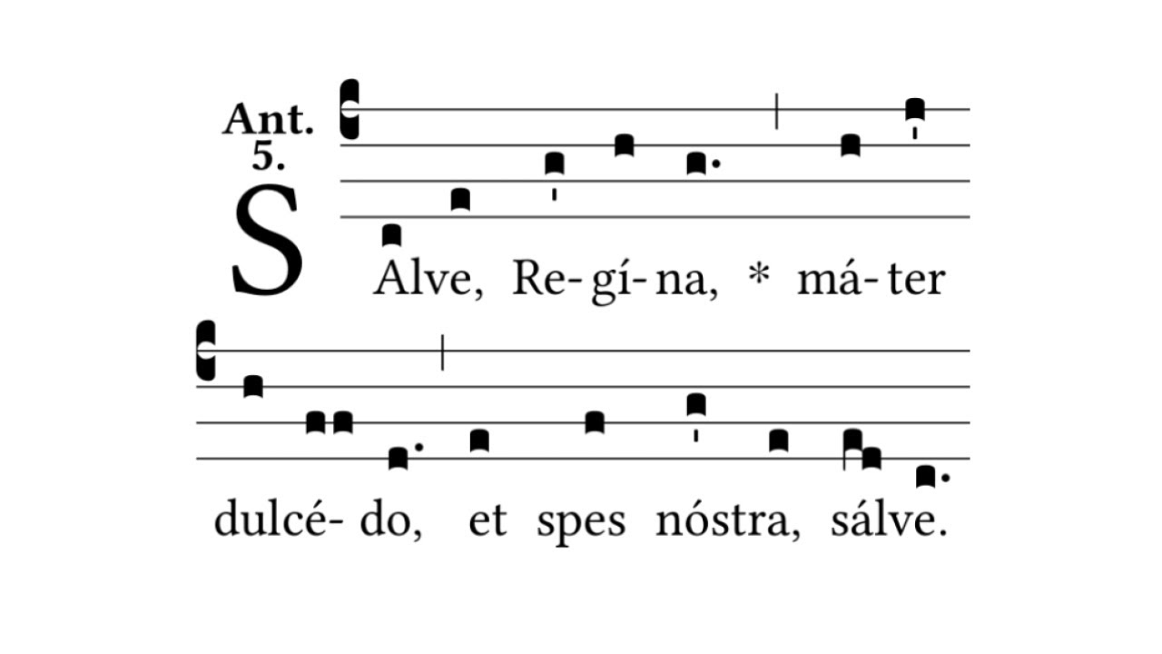 Salve Regina (Simple Tone) - Gregorian Chant