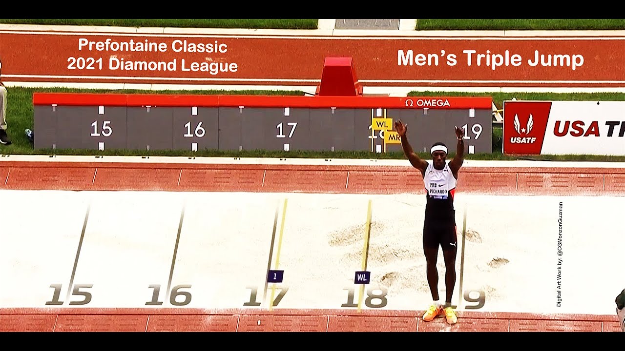 MEN'S TRIPLE JUMP.  Prefontaine Classic.  Diamond League.  Hayward Field, Eugene, OR, USA. 8/21/2021