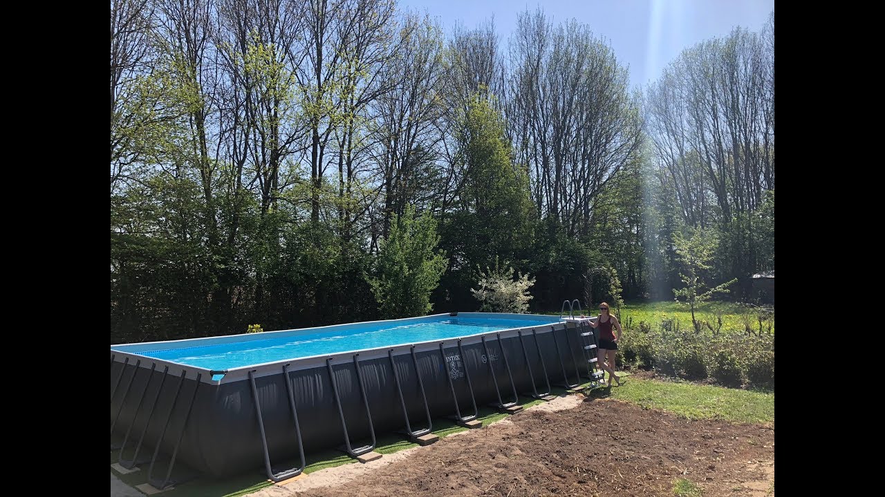 Intex Ultra Frame XTR setup 975x488x132 /  32'x16'x52