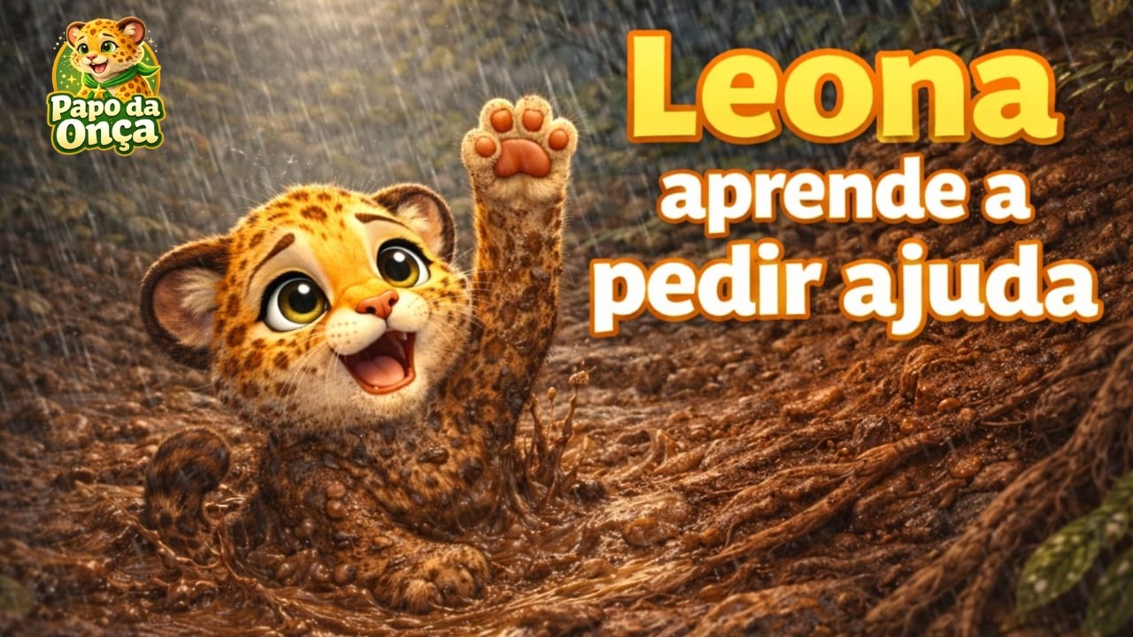 Nova Aventura: Leona Está Crescendo e aprende a pedir ajuda