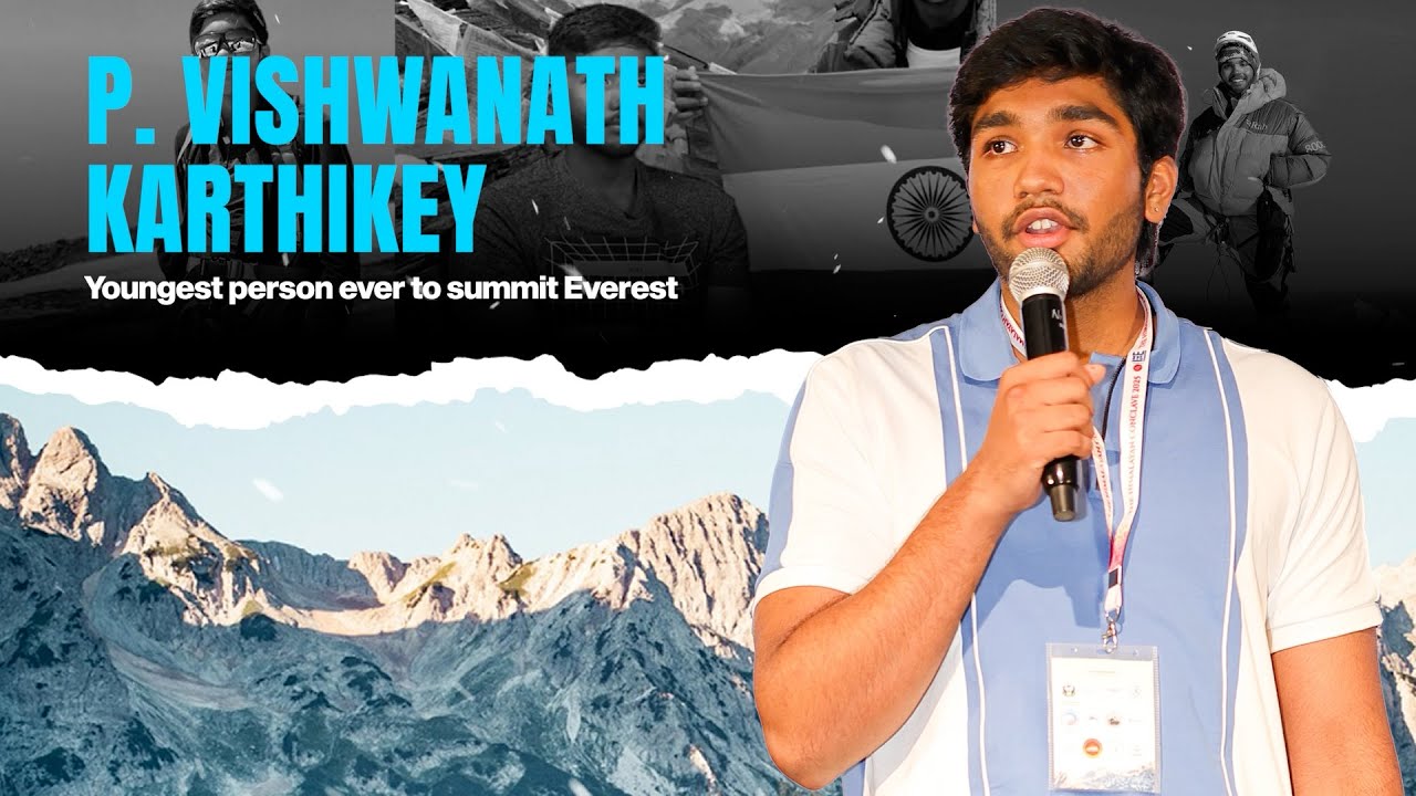 Youngest Indian to Complete Seven Summits | P. Vishwanath Karthikey at Himalayan Conclave 2025