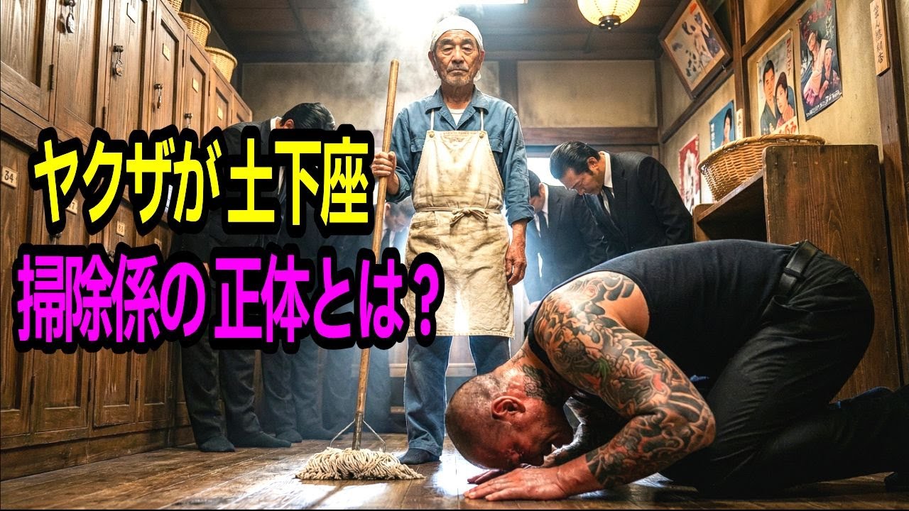 【神回】銭湯でヤクザ「みかじめ料払え！組長命令だ」掃除係「あのガキがそんな事を？」ヤクザ「ガキ…？」→結果