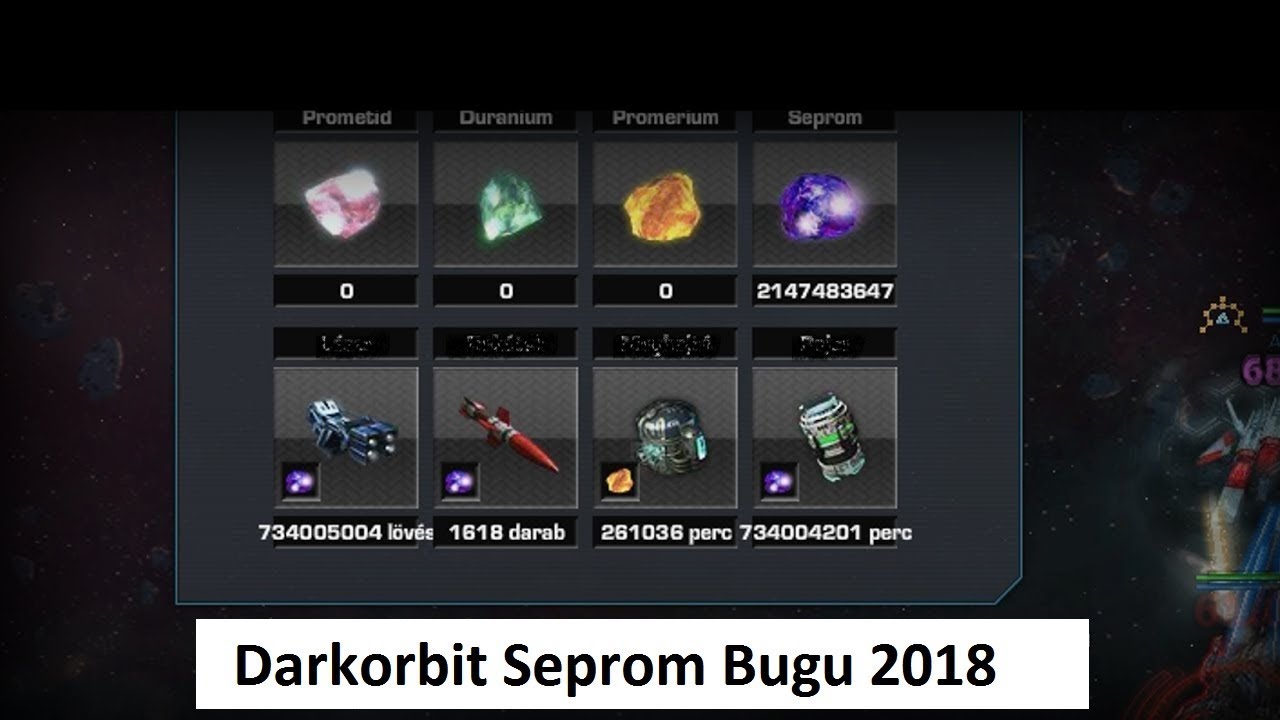 Darkorbit Seprom Bugu/SEPROM BUG Darkorbit 