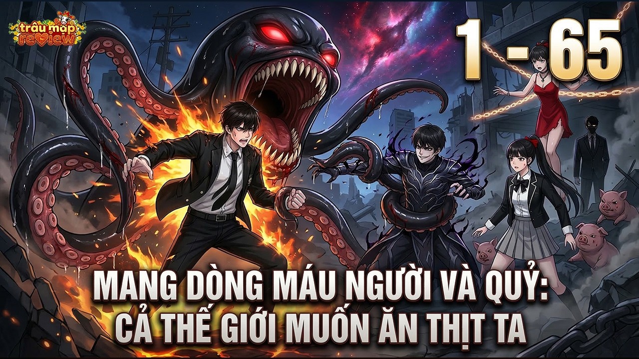 《C1 - 65》Mang Dòng Máu Người Và Quỷ: Cả Thế Giới Muốn Ăn Thịt Ta! | Truyện 3D | Trâu Mặp Review