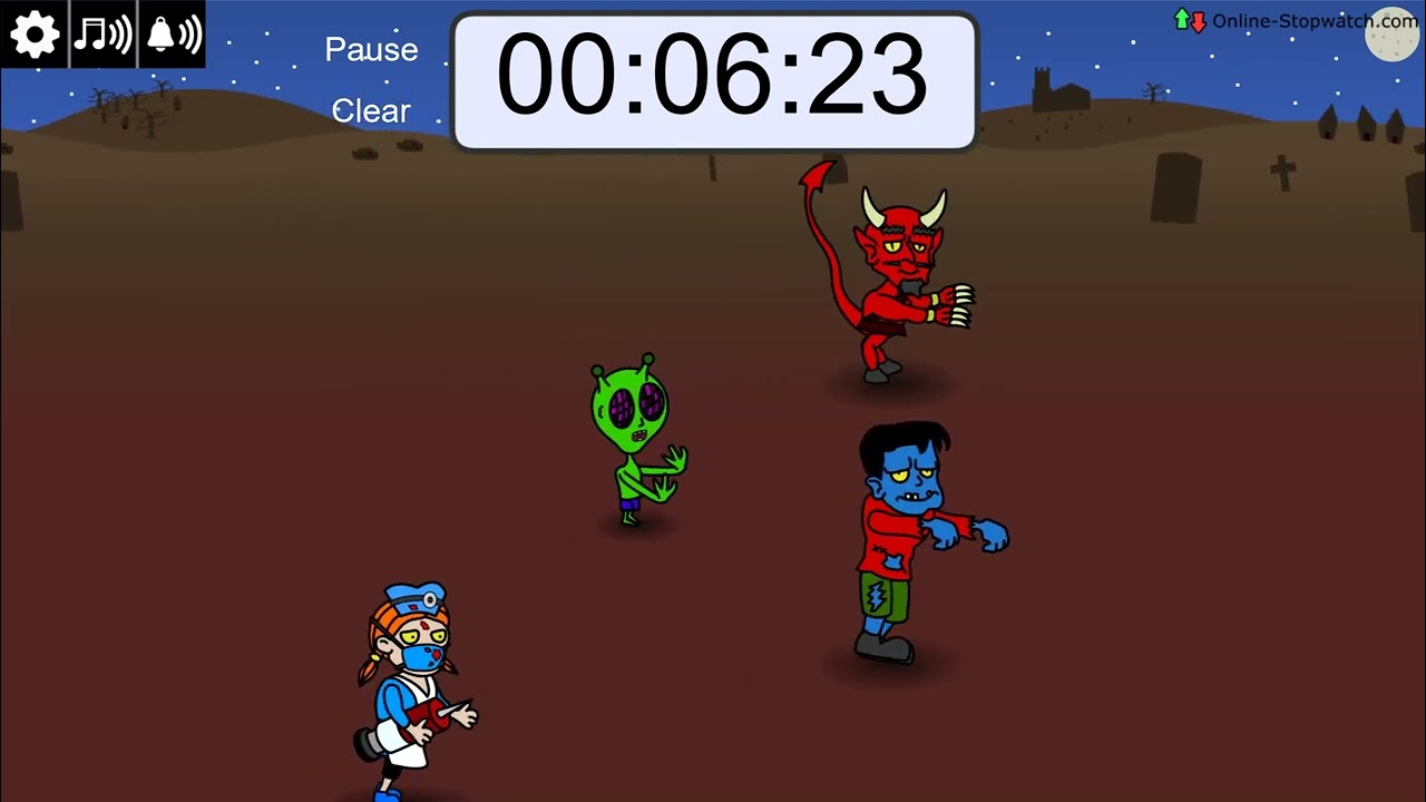 10 Minute Halloween Race Timer