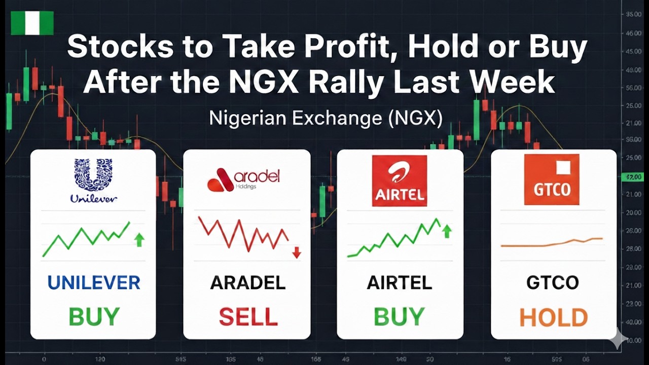 Here Are Stocks to Take Profit, Hold or Buy After the NGX Rally Last Week