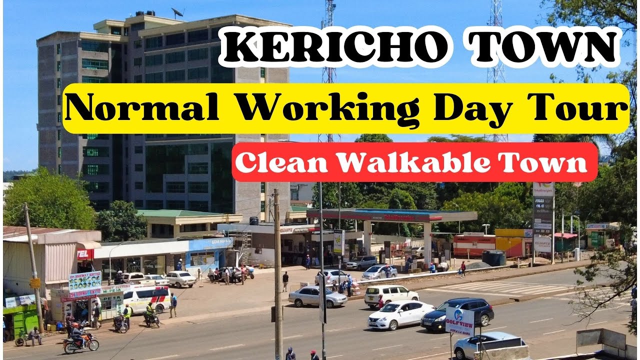 Touring Kericho Town on a Normal Working Day 2024 | Clean, Green and Walkable