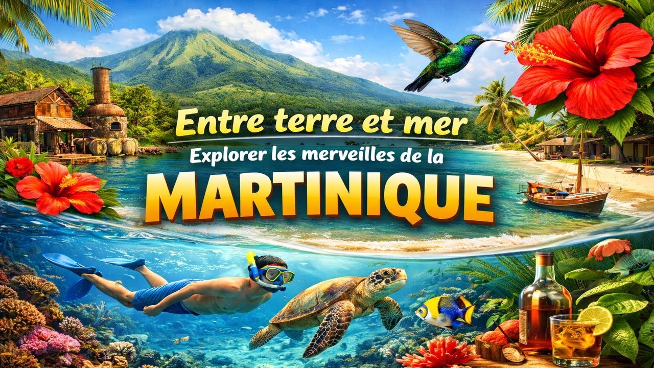 🌴 Entre terre, mer et océan – Explorer les merveilles de la Martinique  🌊