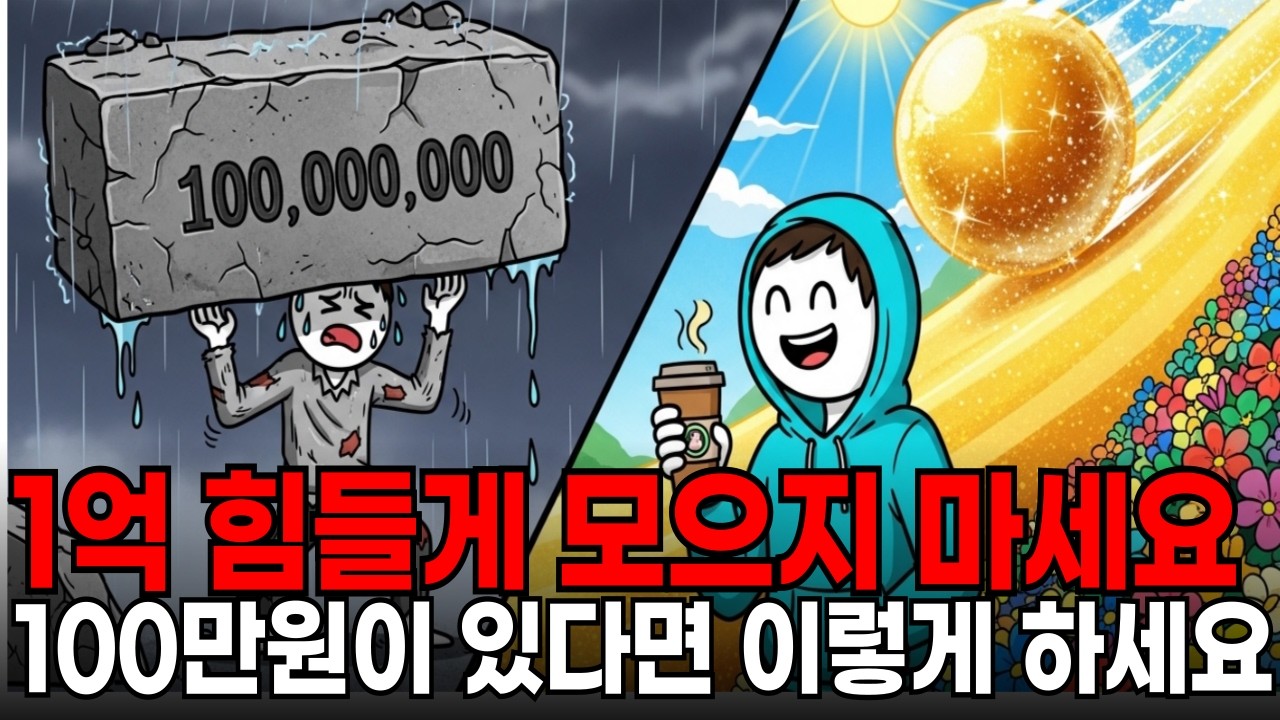 미친듯 불어나는 ‘돈 복사’의 원리? 1억 필요 없습니다. 100만원으로 당장 시작하세요