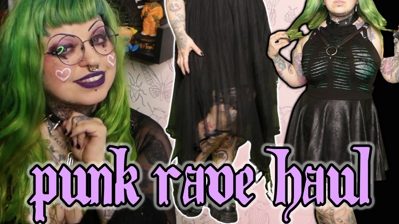 NuGoth Witchy Punk Rave Fashion Haul // Emily Boo