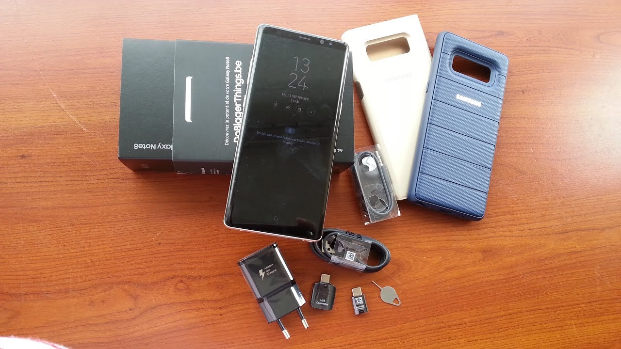 Samsung Galaxy Note 8 unboxing