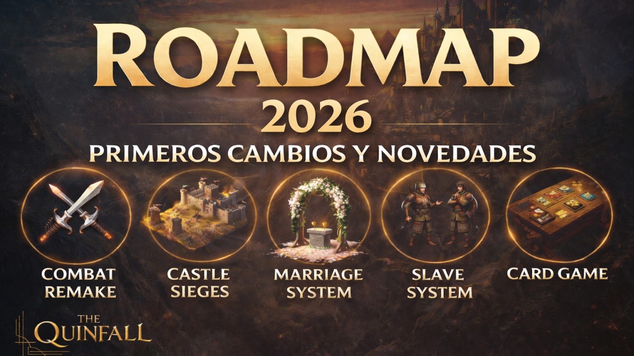 The Quinfall ROADMAP 2026 EXPLICADO 🔥 Todo lo que viene: PvP, Castillos, Nuevo combate