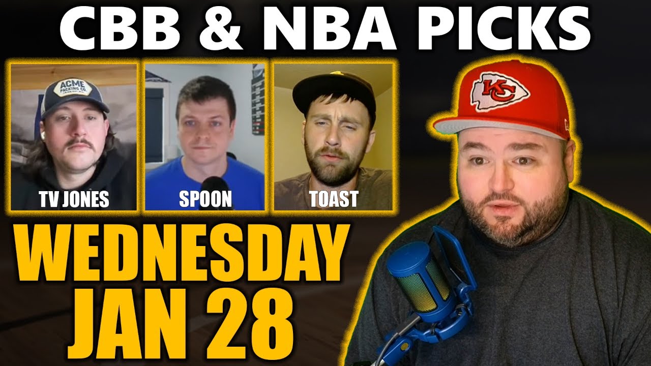 College Basketball & NBA Picks with Kyle Kirms | Wednesday January 28th