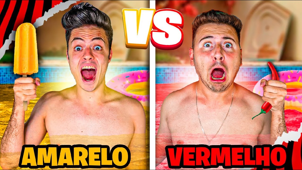 QUEM FICAR MAIS TEMPO NA PISCINA DA SUA COR, VENCE! - Desafio