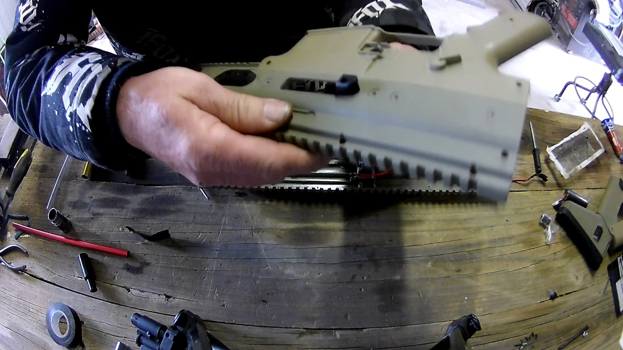 Scar V2 Gel Blaster aluminium barrel upgrade