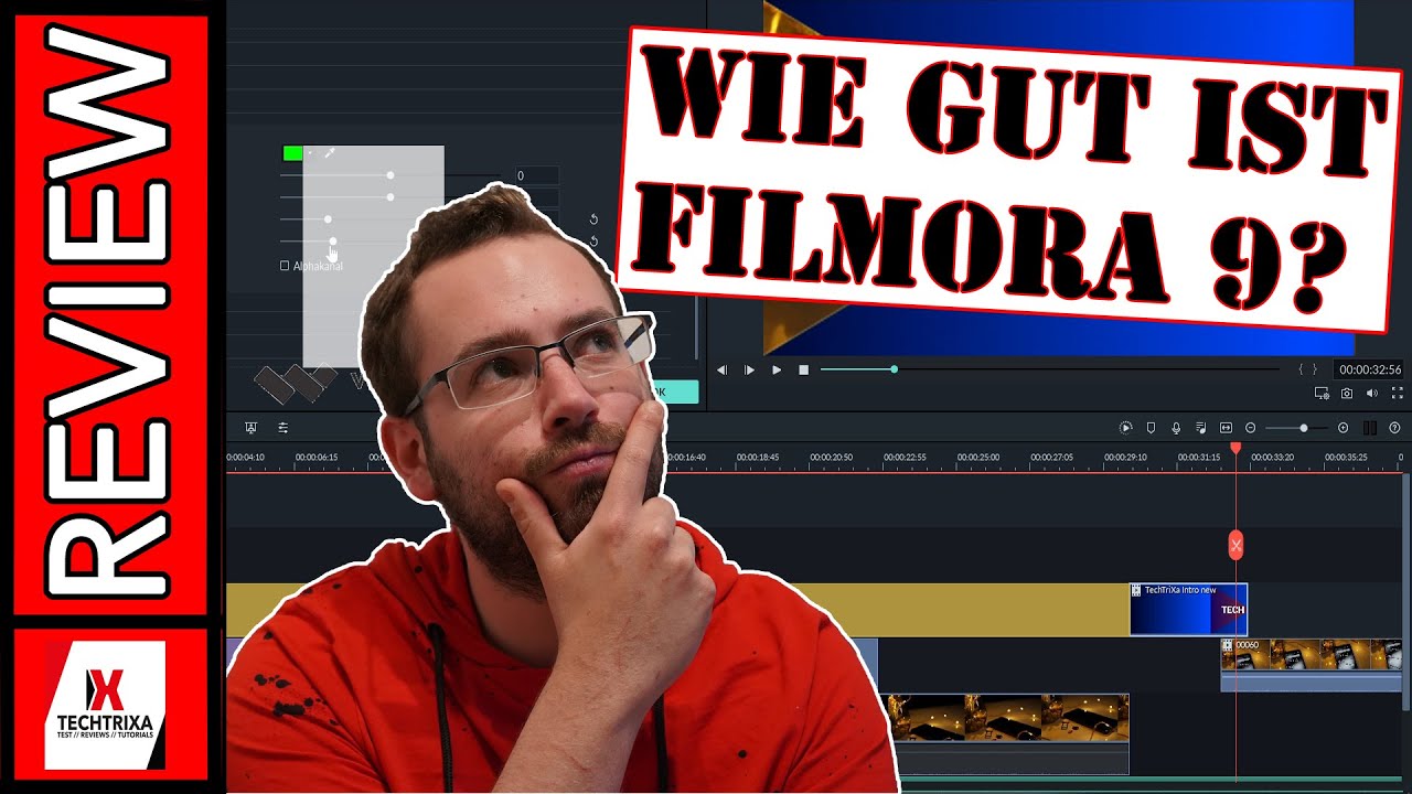 Wondershare Filmora 9 Review / Ist es sein Geld wert? [Deutsch / 2020]