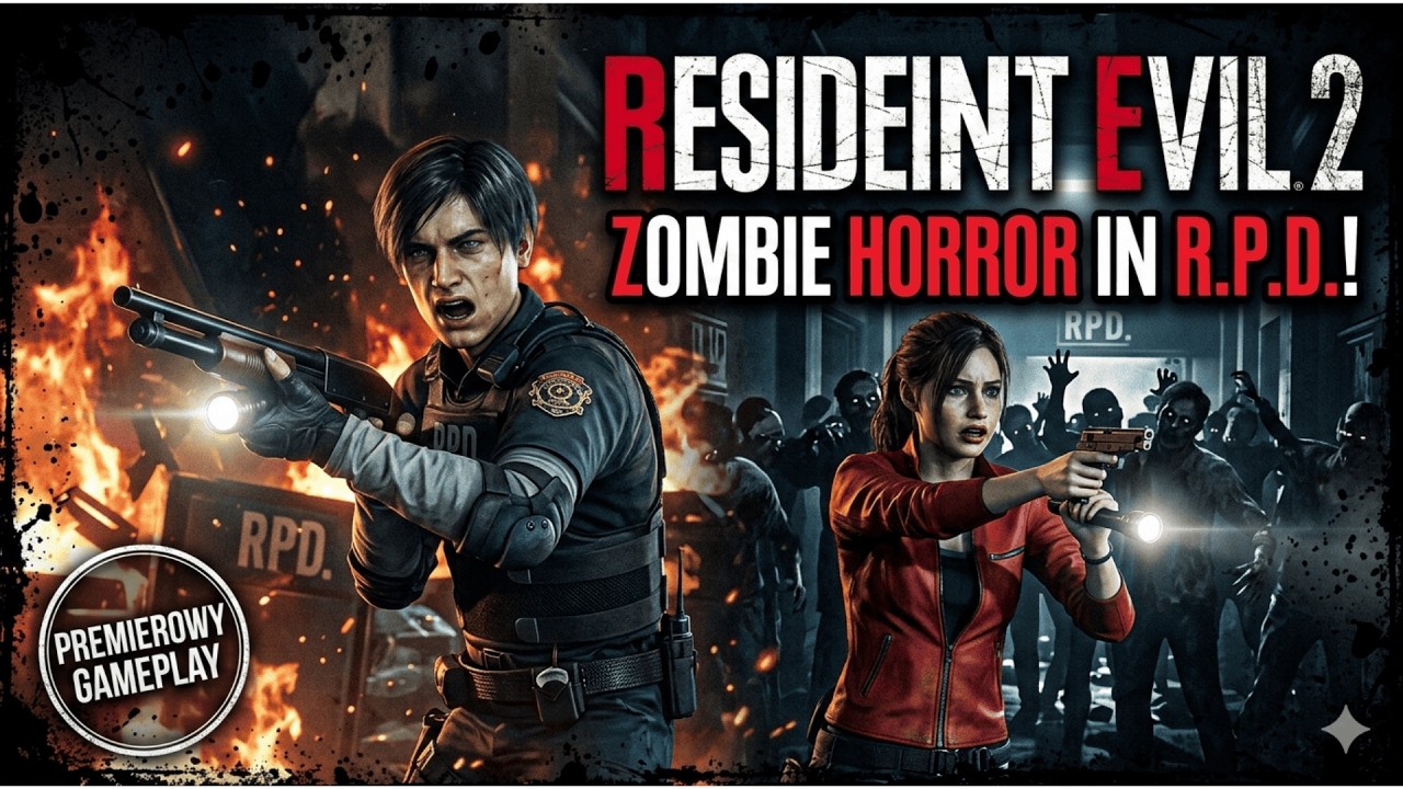 DZIADEK PRAWIE ZEŚWIROWAŁ! | Resident Evil 2 Remake odc 1 (Portrait)
