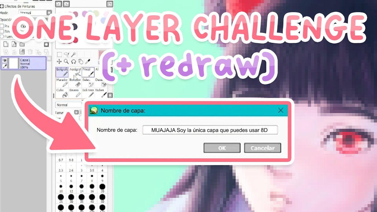 Hago un dibujo en una sola capa D: (Y re-hago a Fresia Tutti 🍓)