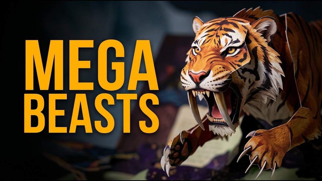 Encyclopedia Prehistorica Mega-Beasts Pop-Up Book by Robert Sabuda and Matthew Reinhart