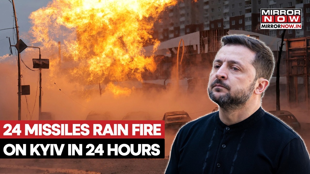 Russia Rains Fire Over Ukraine, 24 Ballistic Missiles Target Kyiv, Dnipro, Odesa In 24-Hour | Watch