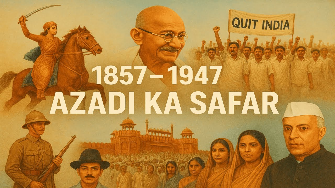 &ldquo;1857&ndash;1947: Azadi Ka Safar&rdquo;|| The Journey to Freedom&rdquo;