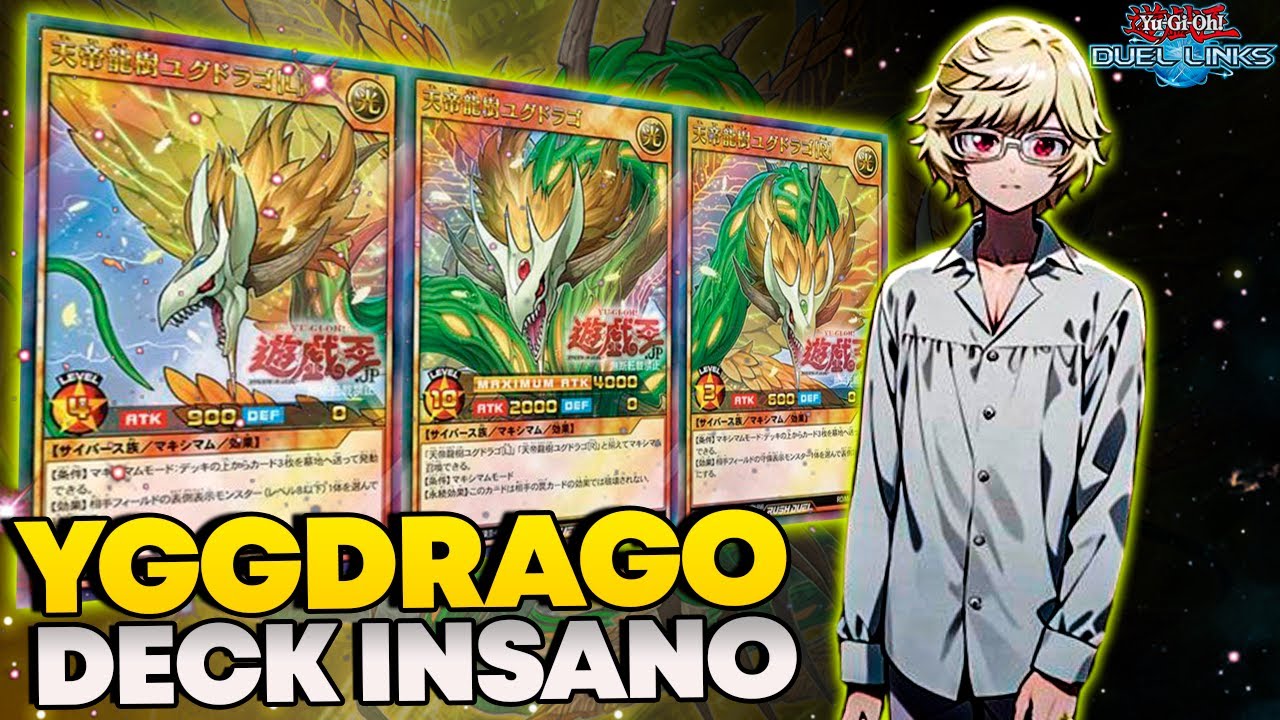 YGGDRAGO QUEBRANDO A INVOCA&Ccedil;&Atilde;O MAXIMUM NO DUEL LINKS!!