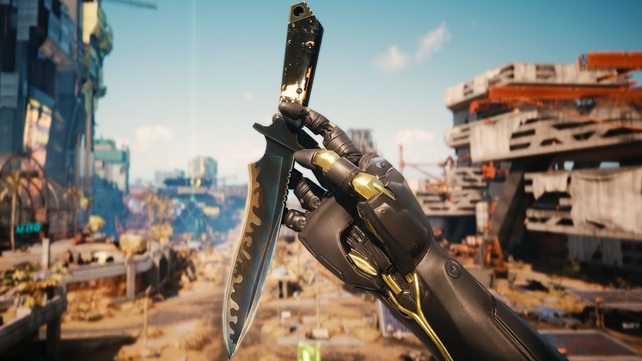 Вот что происходит, когда вы приносите нож на перестрелку | Cyberpunk 2077