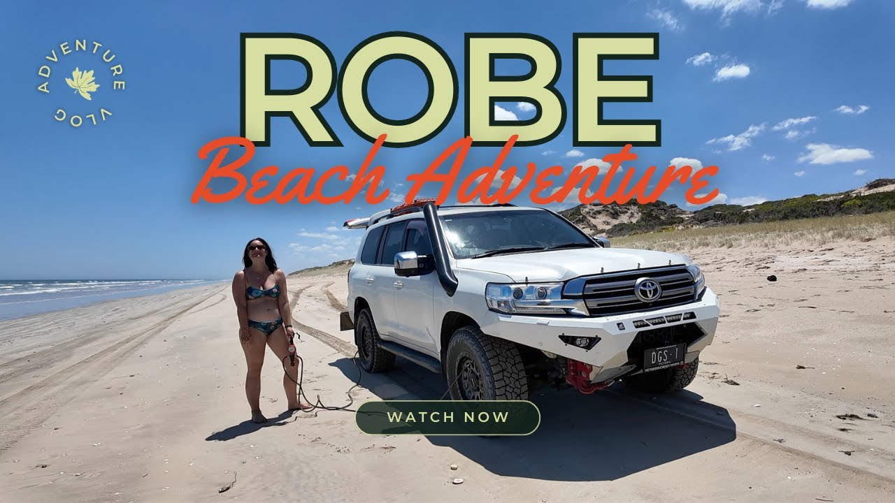 Ep 3 The Big Lap - Robe, South Australia - Beach and Sandune driving!