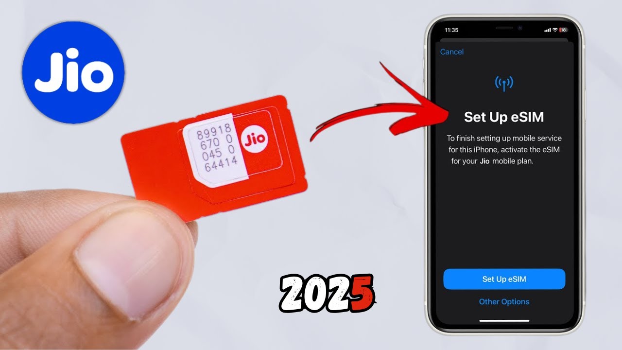 Convert Physical SIM to eSIM – Jio eSIM Activation Step-by-Step 2025