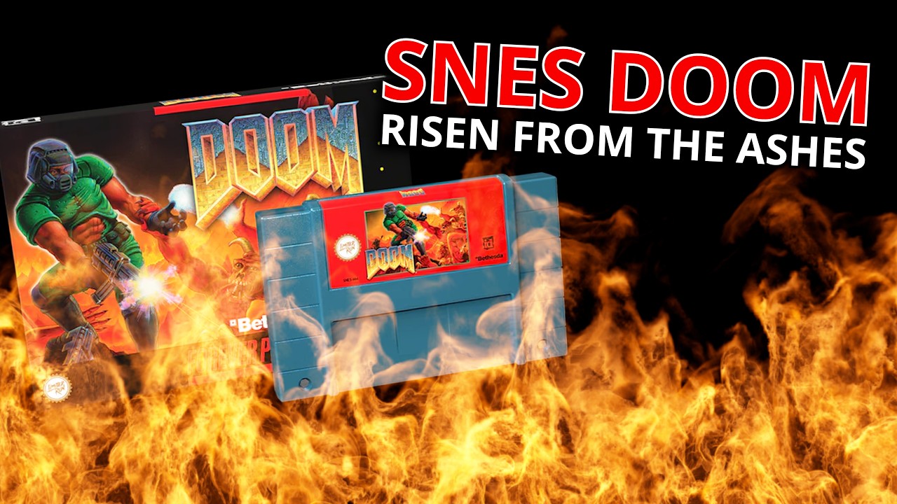Trying out the new SNES DOOM from Limited Run Games