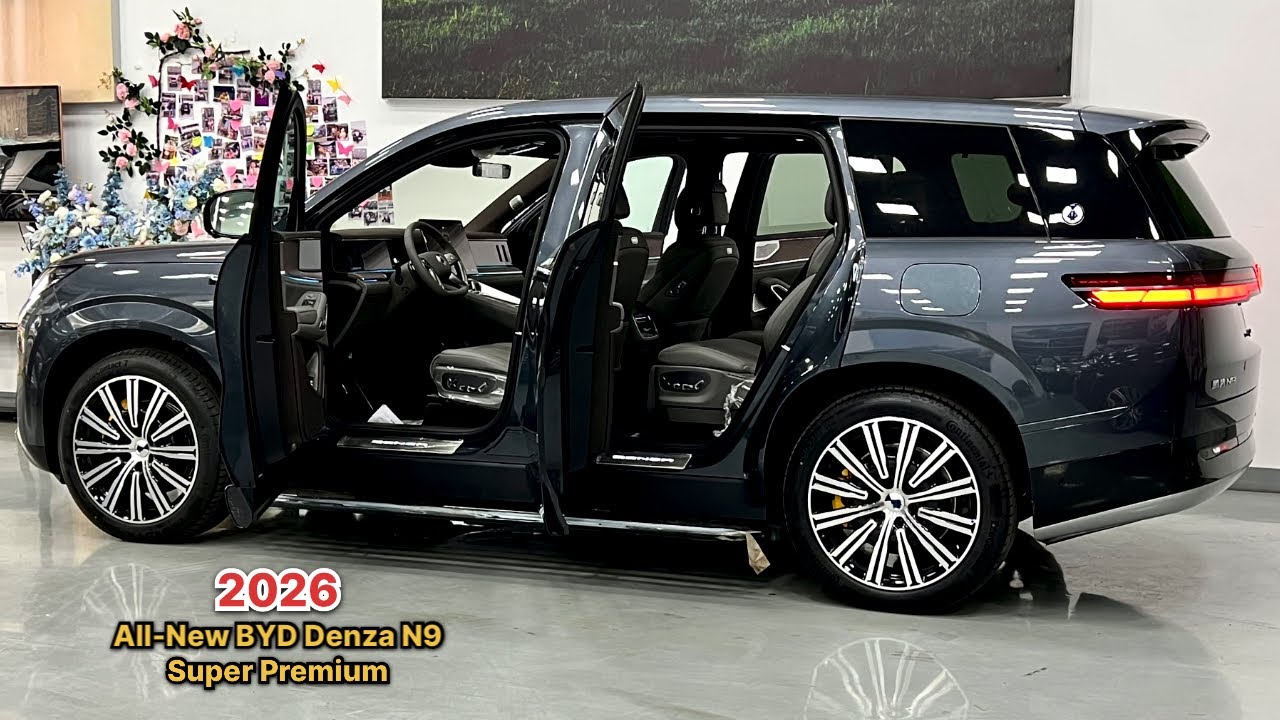 New Arrival! 2026 All-New BYD Denza N9 Super Premium - New Performance Exterior and Interior