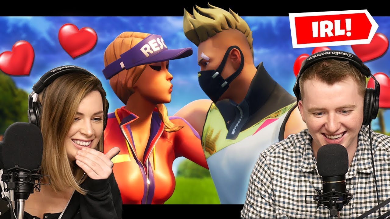 РЕАКЦИЯ НА НАШУ ИСТОРИЮ ЛЮБВИ В FORTNITE со Стивом и Сан Страйдером!