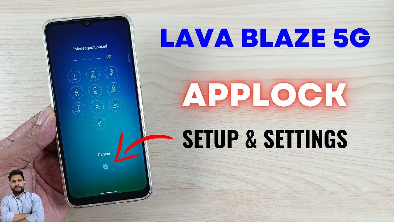 Lava Blaze 5G : App Lock Setup & Settings