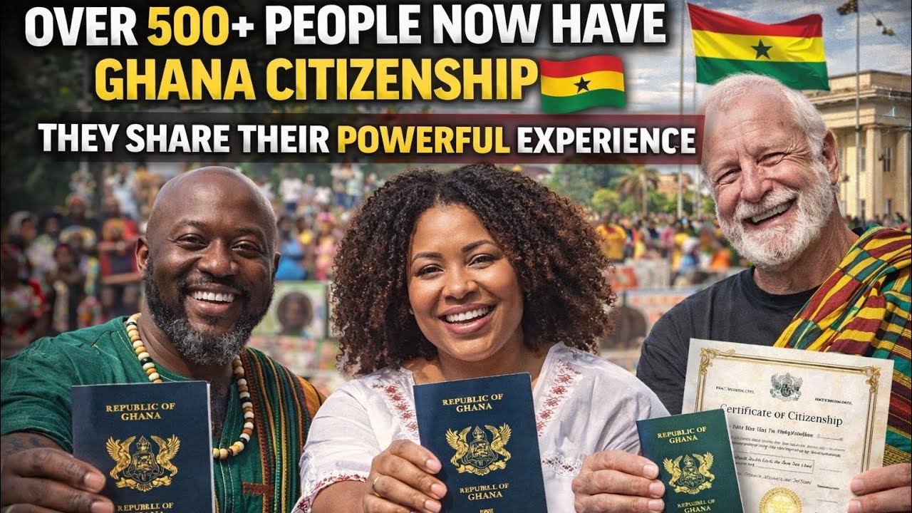 Ghana Welcomes 500+ Diasporans New Citizens 🇬🇭 Why 🇬🇭 New Citizens Share Their Experience 🇯🇲🇺🇸🇭🇹🇦🇺🇨🇦