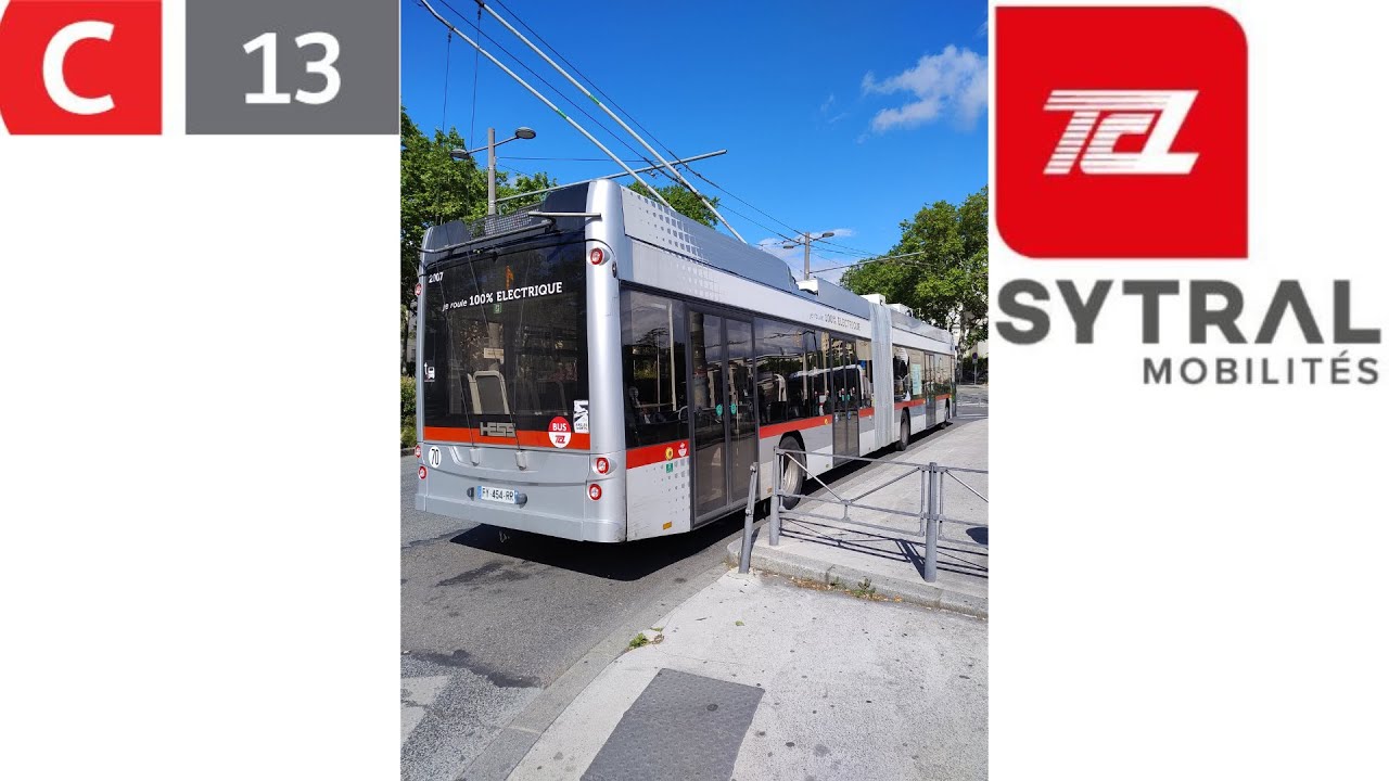 [TCL] Ligne C13 en LighTram 19 / Line C13 by LighTram 19 / LighTram 19でC13号線