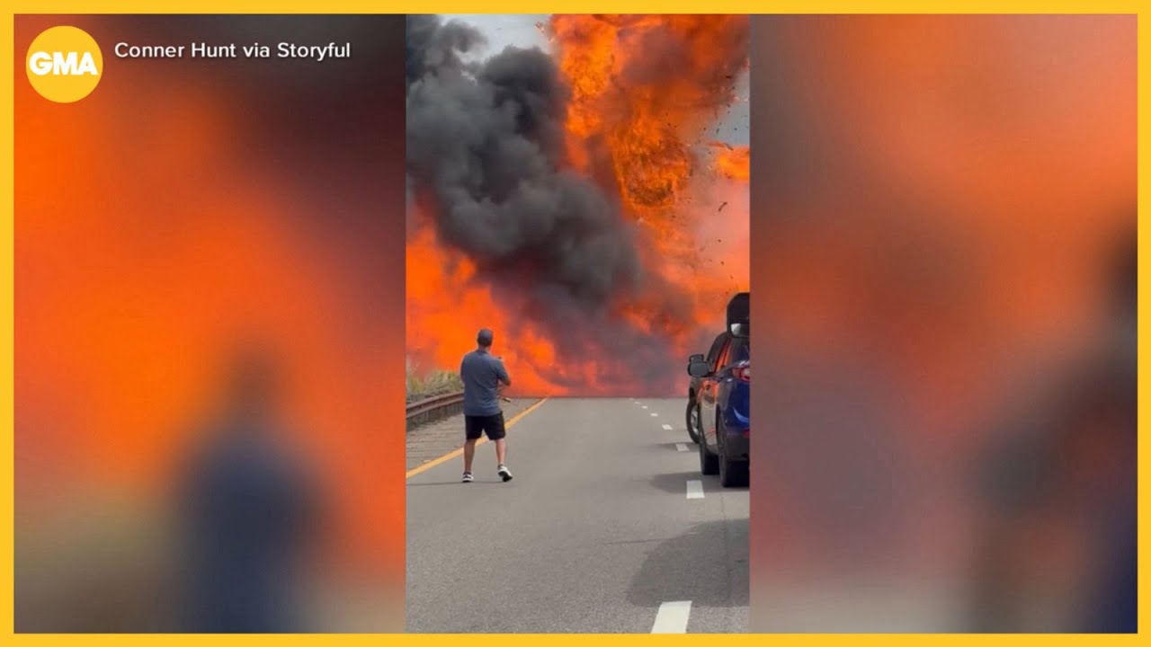 Car explosion sparks wildfire in Arizona