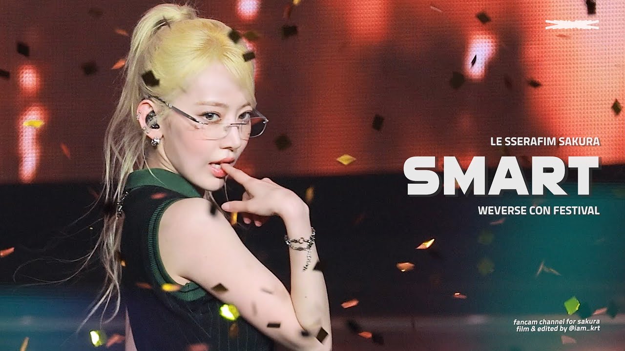 240615 르세라핌 사쿠라 'Smart' 직캠 LE SSERAFIM Sakura 4k Fancam @2024 Weverse Con Festival