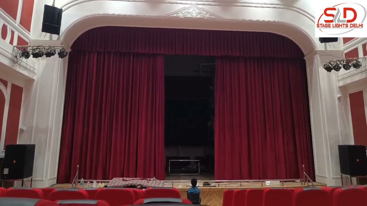 Motorized Stage Curtains made by @STAGELIGHTSDELHI 