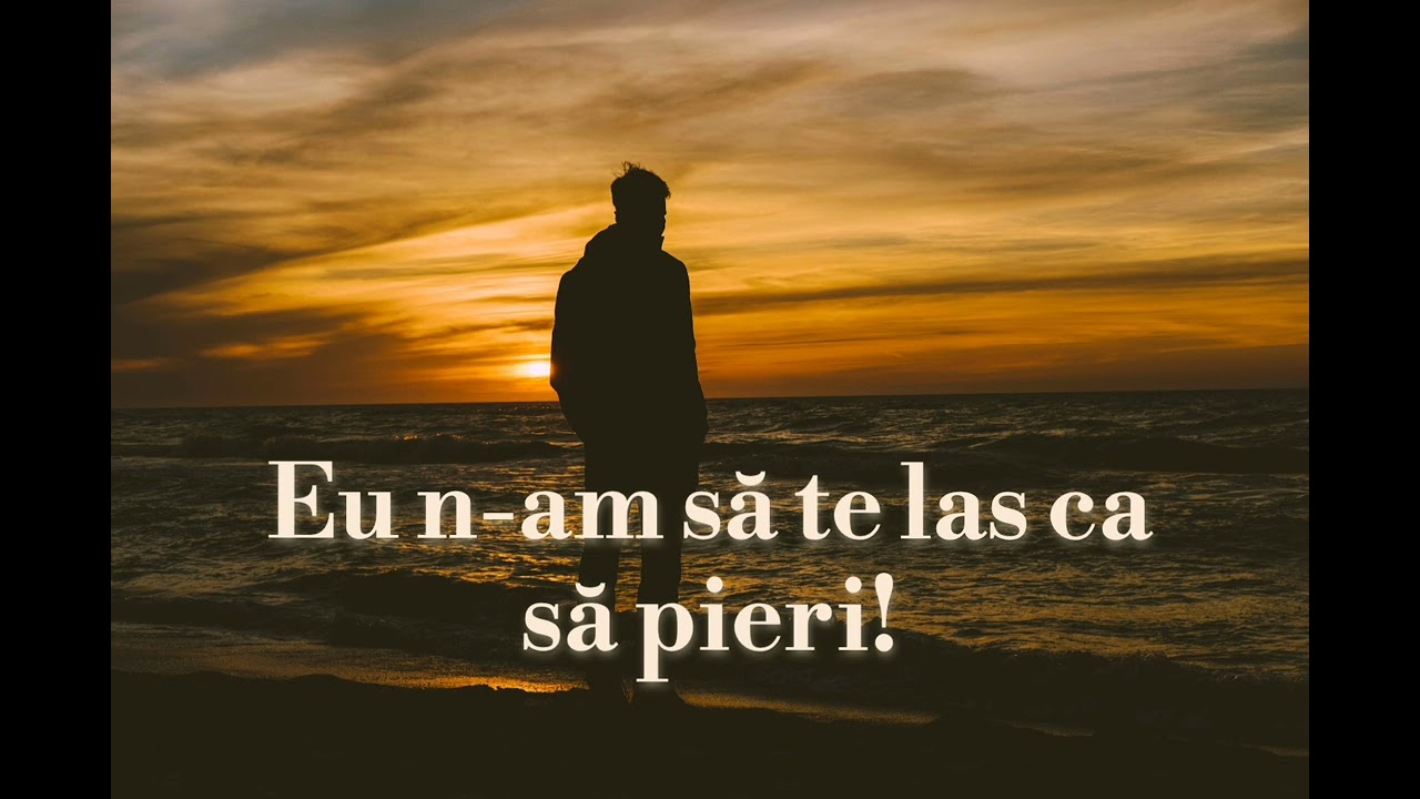 Eu n-am să te las ca să pieri! (Cheamă-Mă în ziua cea grea) Cover