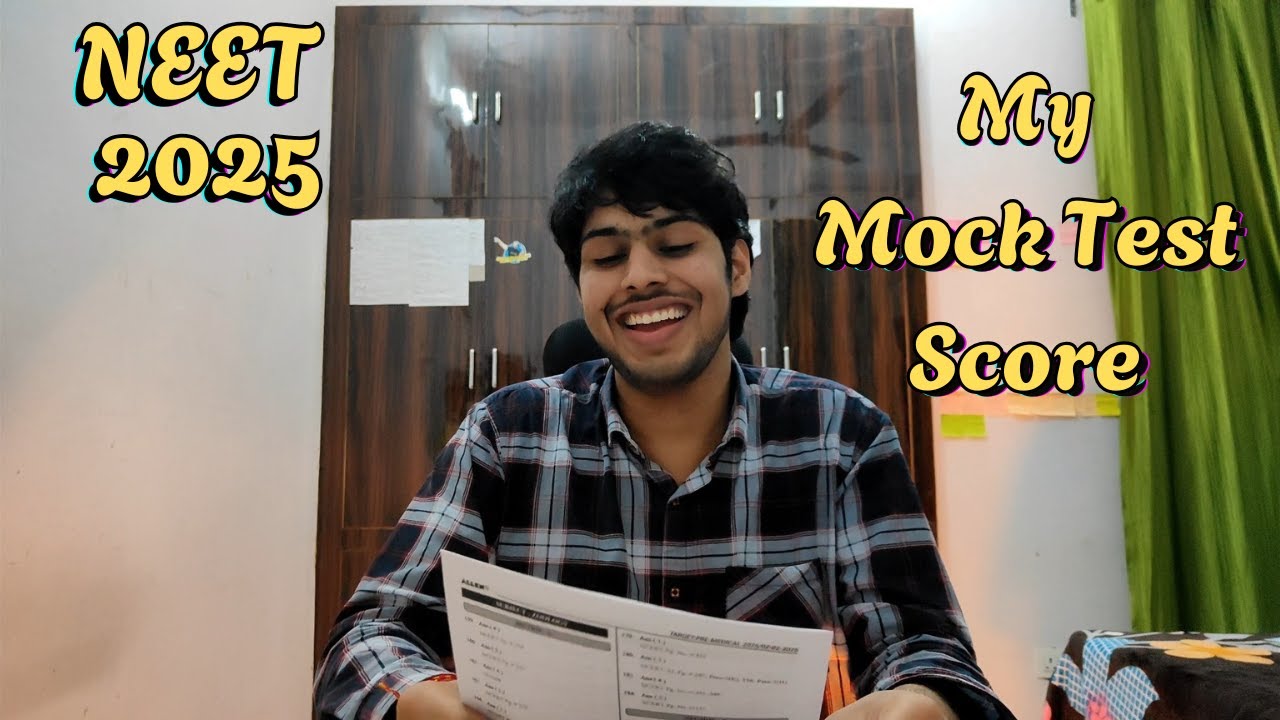Biggest comeback in Neet history || NEET Mock Test Score Breakdown.
