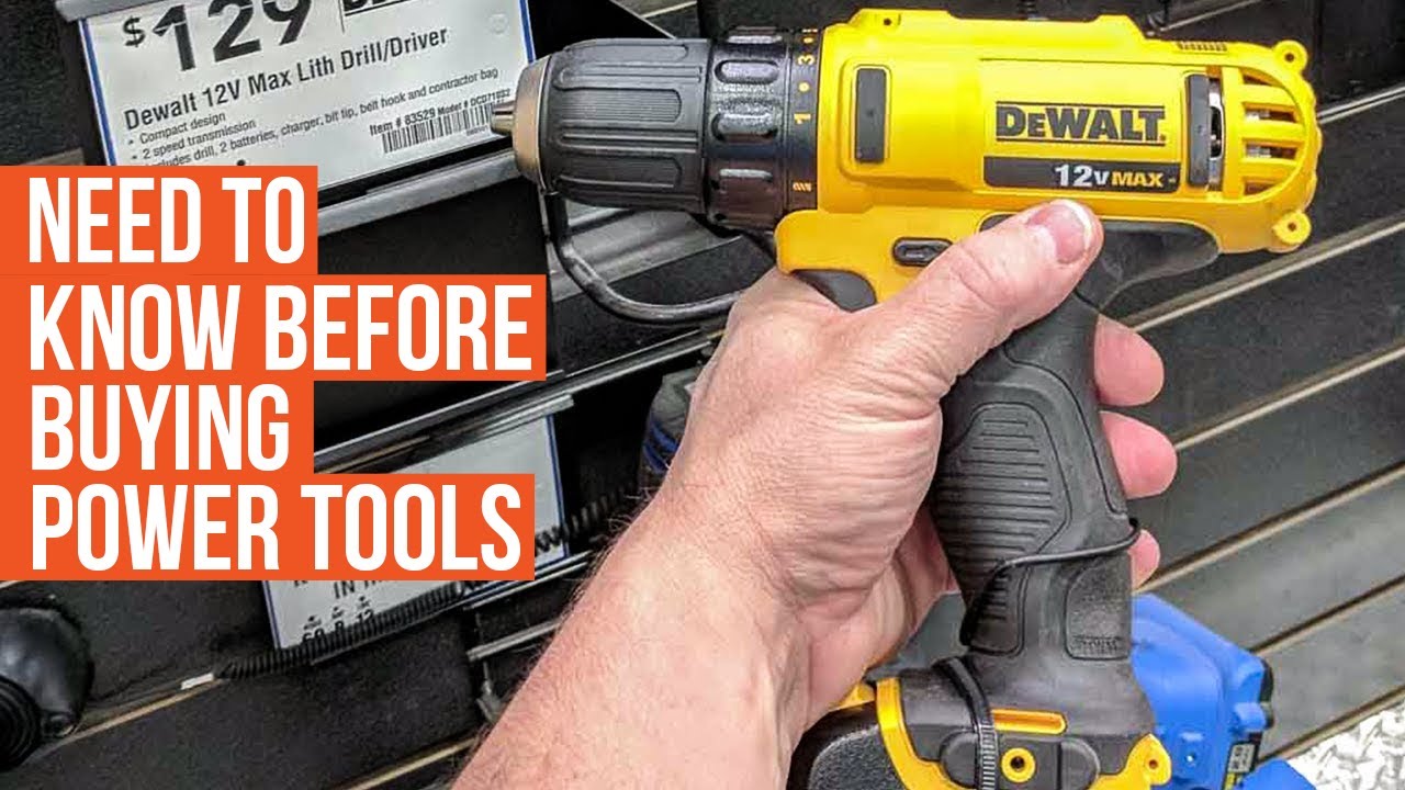 Things to Consider Before Purchasing Power Tools | Power Tools Buying Guide