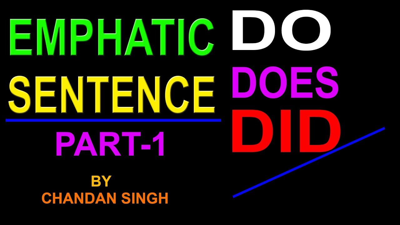 EMPHATIC SENTENCE
